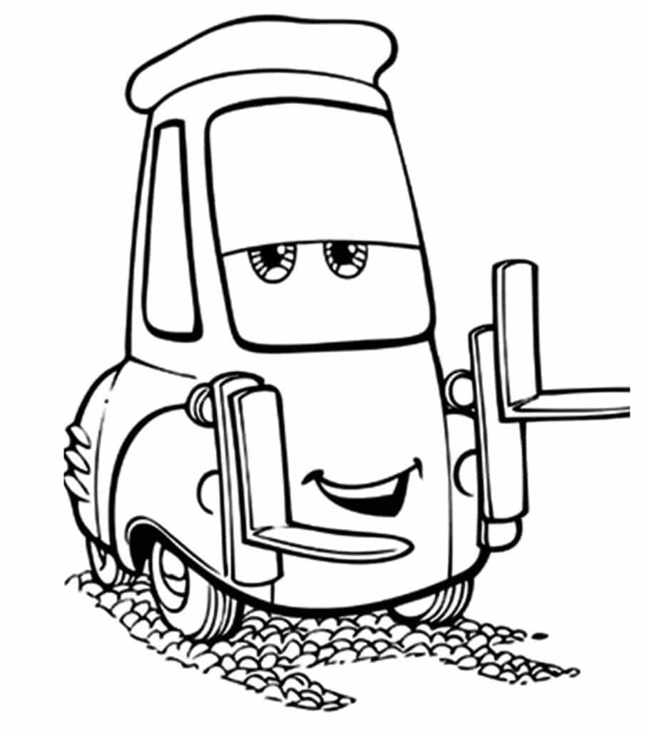 Cars Coloring Page 3