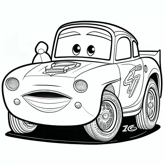 Cars Coloring Page 6