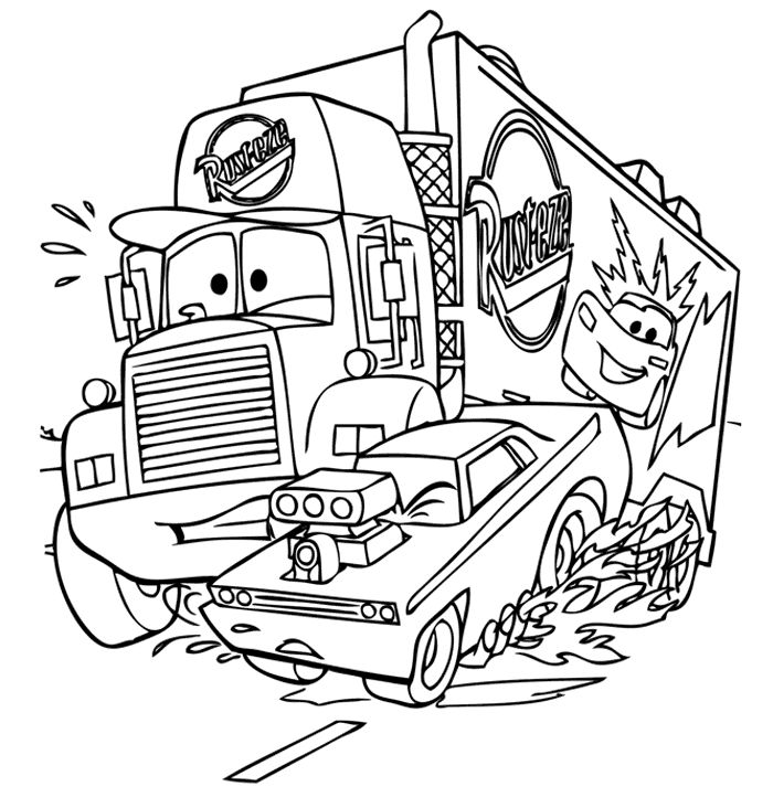 Cars Coloring Page 7