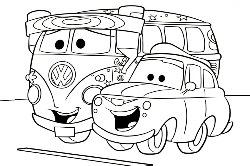 Cars Coloring Page 9