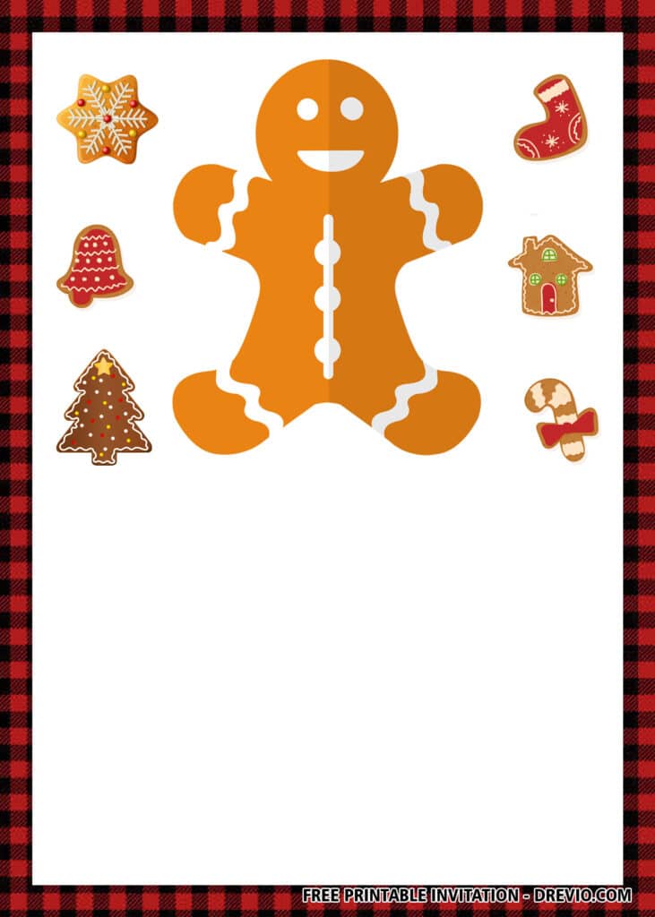 FREE Christmas Cookie Invitations