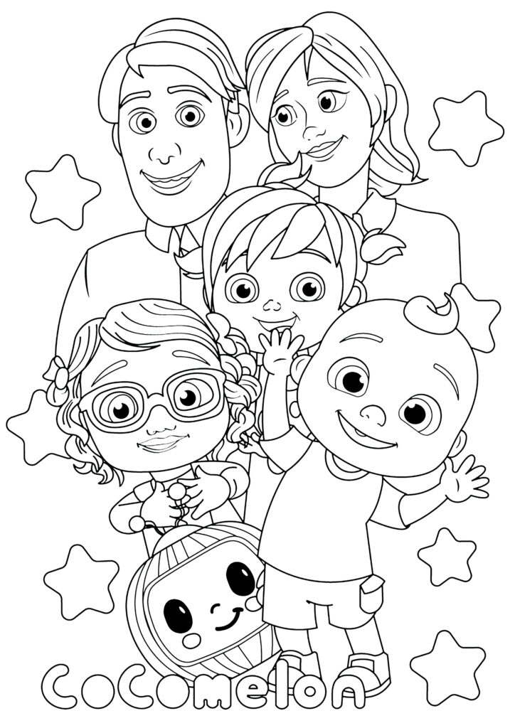 Cocomelon Coloring Pages 4
