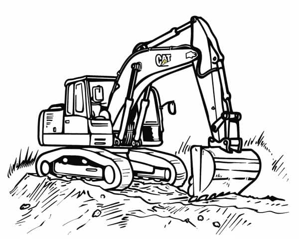 Construction Coloring Page 2