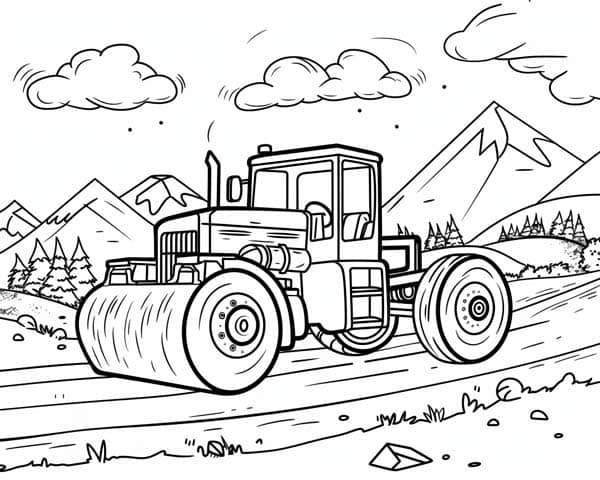 Construction Coloring Page 4