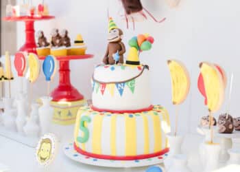 Curious George Birthday Cake