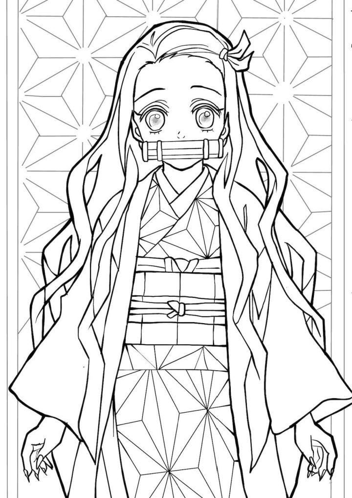 Demon Slayer Coloring Page 3