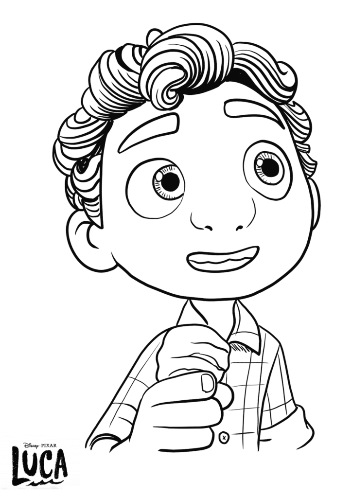 Disney Luca Coloring Page