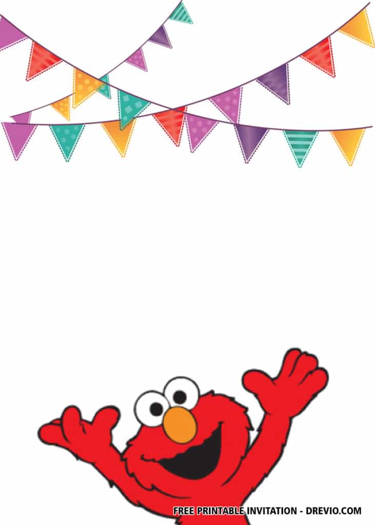 Free Sesame Street Birthday Invitations