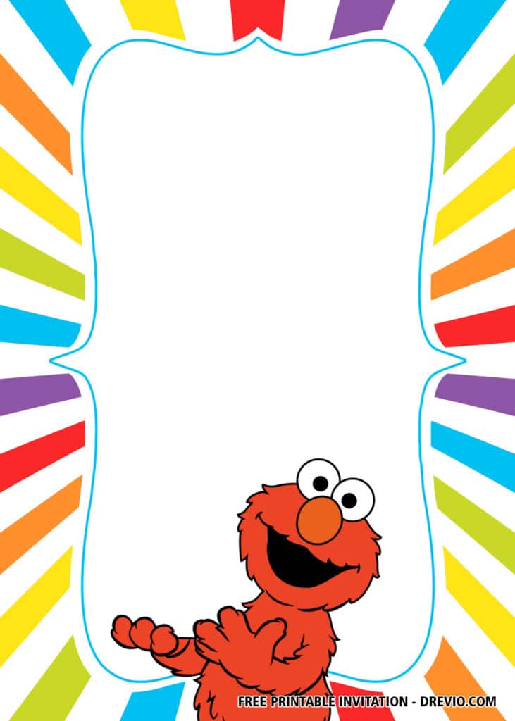 Free Elmo Birthday Invitations