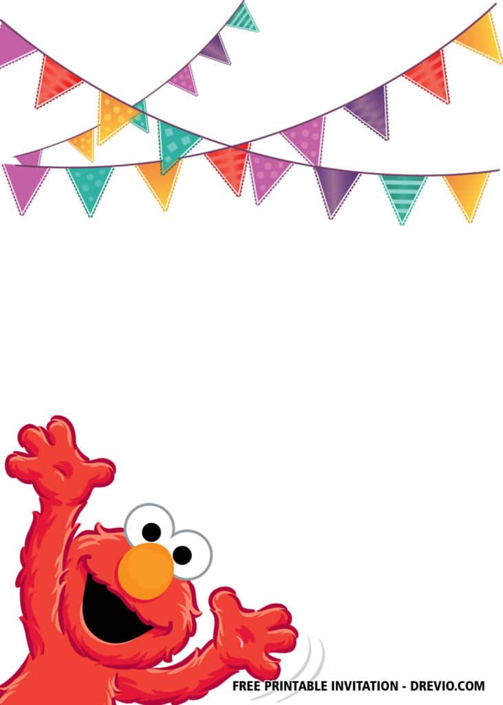 Free Sesame Street Birthday Invitations