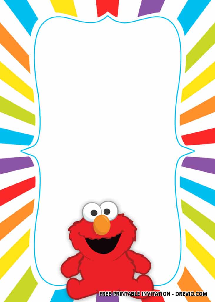 Free Elmo Birthday Invitations