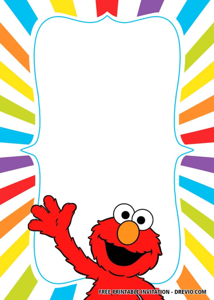 Free Elmo Birthday Invitations
