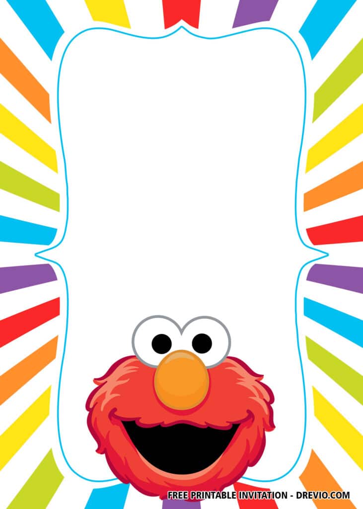 Free Elmo Birthday Invitations