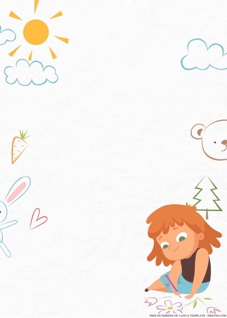 FREE Artistic Masterpieces Birthday Canva Templates 10