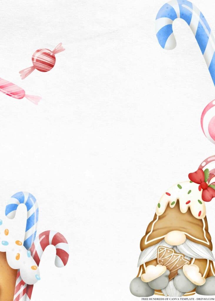 FREE Candyland Carnival Birthday Canva Templates 16