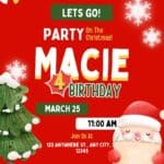 Unwrapping Joy: Tips to Host a Christmas Birthday Bash with FREE Invitations!