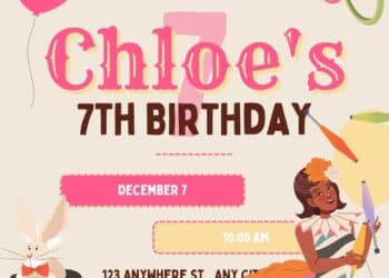 FREE Circus Birthday Invitations