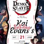 How I Improved 18+ Demon Slayer Invitation Designs With Better Fonts