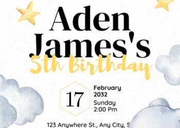 Free Elephant Birthday Invitations: