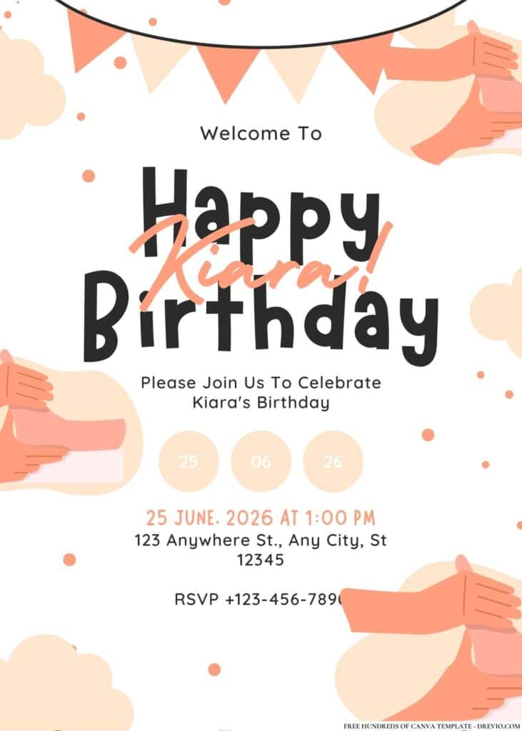 FREE Spa Day Birthday Invitations