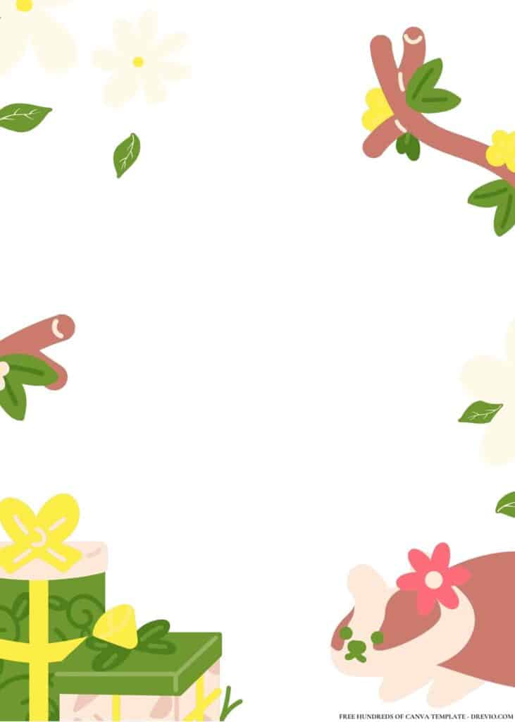 FREE Fairy Garden Birthday Canva Templates 10