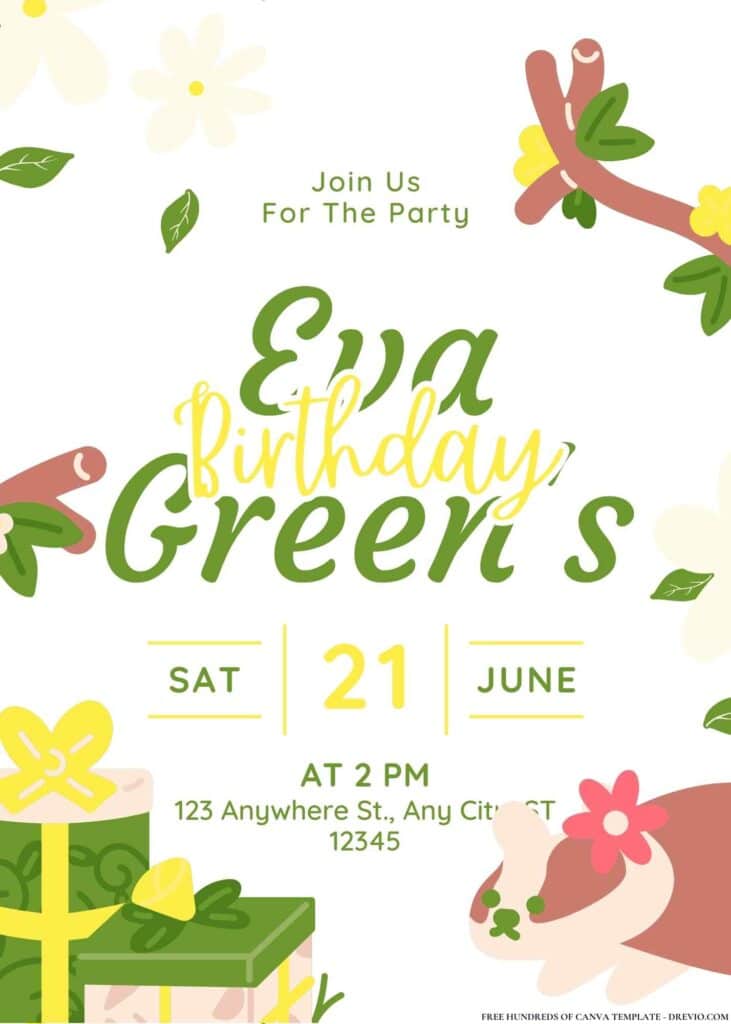 FREE Fairy Garden Party Birthday Invitations