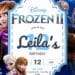 FREE Frozen 2 Birthday Invitations: