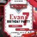 FREE Lightning McQueen Birthday Invitations