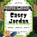 FREE Minecraft Birthday Invitations