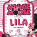 FREE Minnie Mouse Birthday Invitations