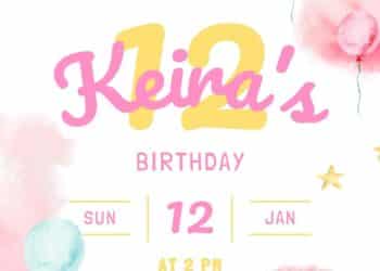 FREE My Little Pony Birthday Invitations