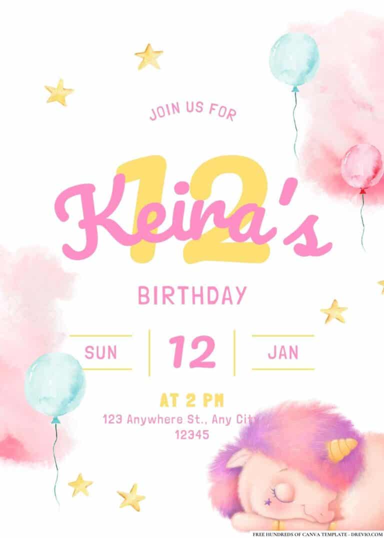 FREE My Little Pony Birthday Invitations
