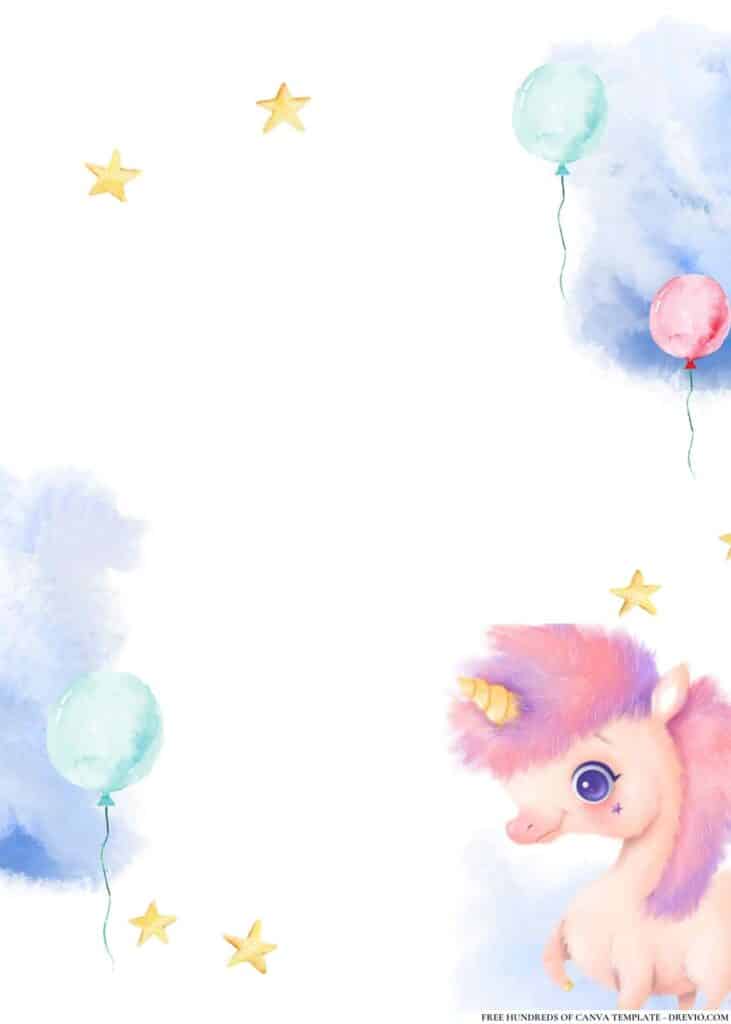 FREE My Little Pony Party Birthday Canva Templates 2