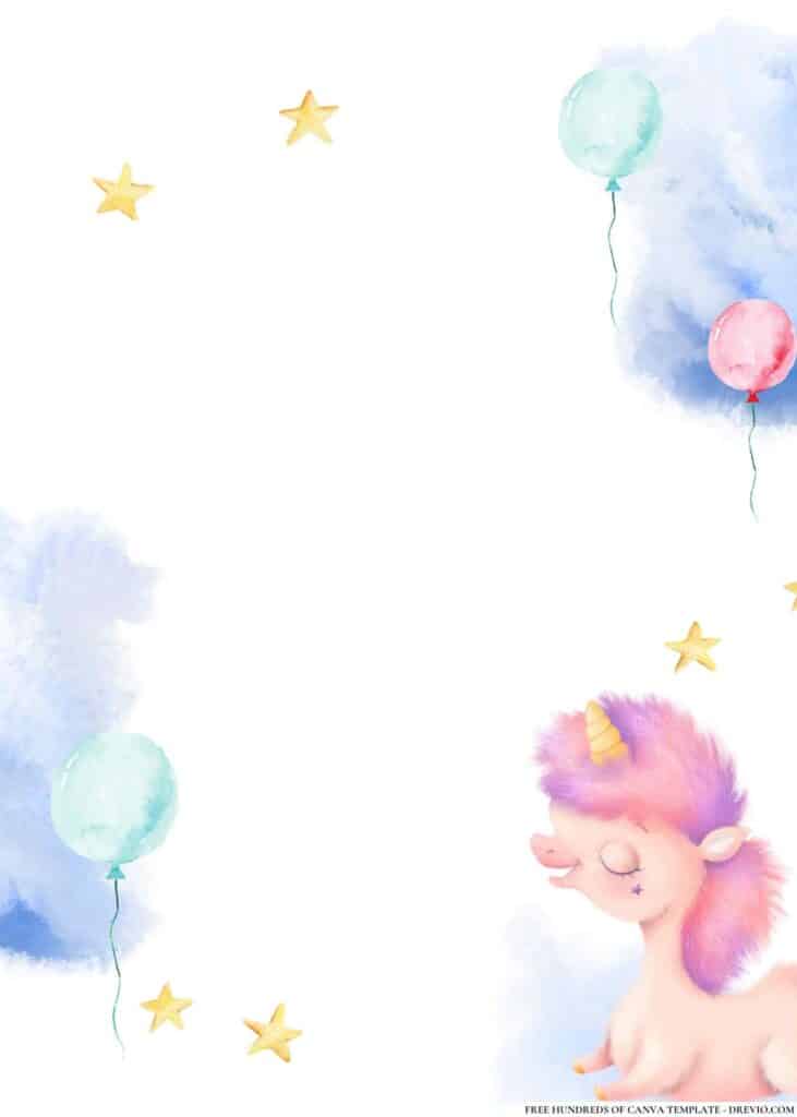 FREE My Little Pony Party Birthday Canva Templates 6