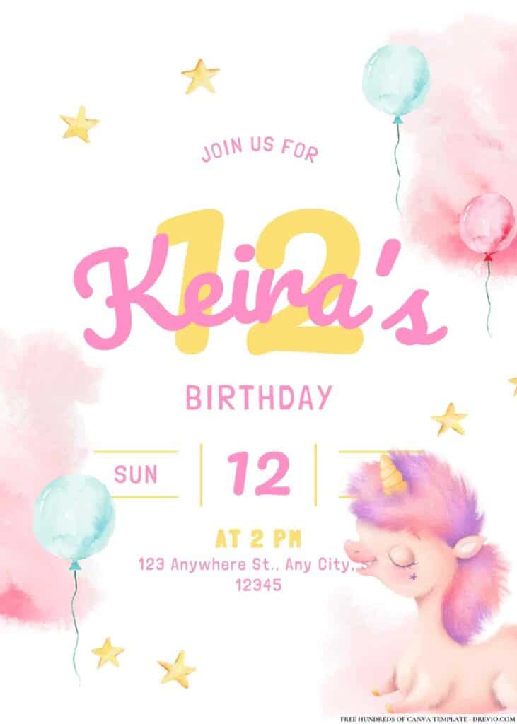 FREE My Little Pony Birthday Invitations