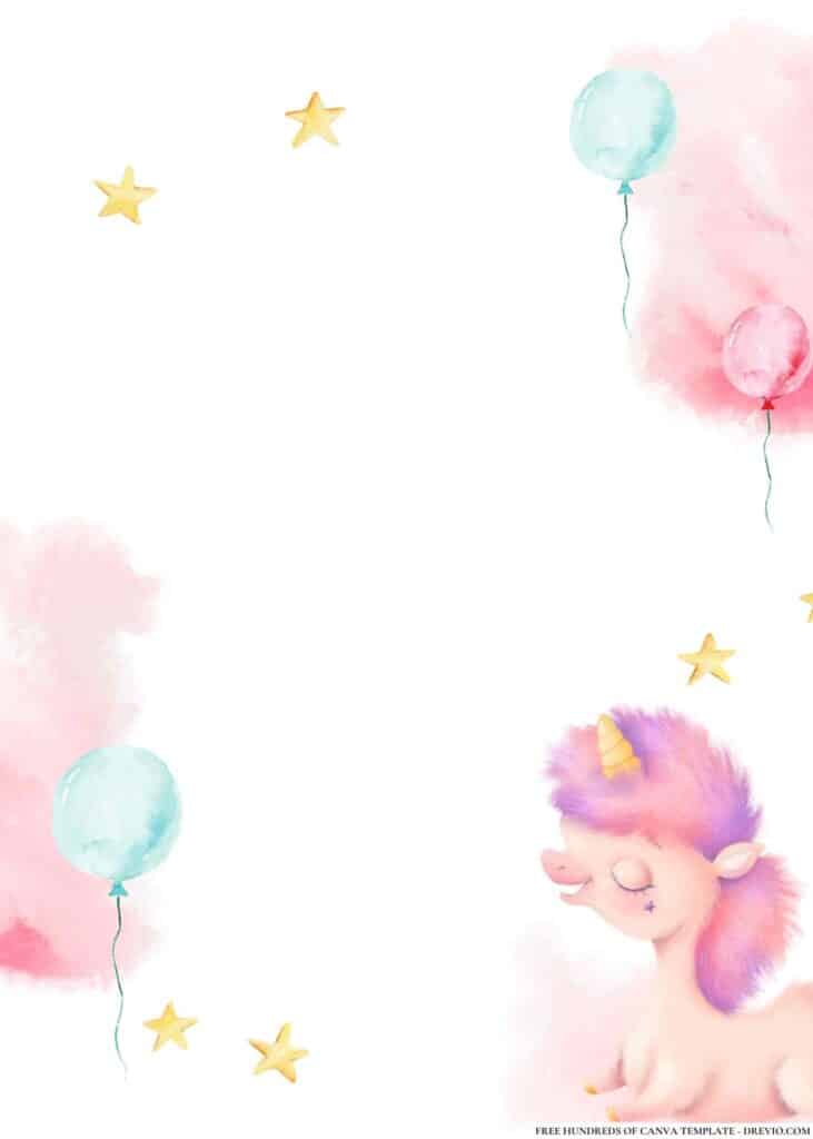 FREE My Little Pony Party Birthday Canva Templates 8