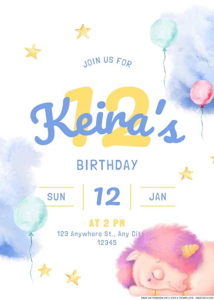 FREE My Little Pony Birthday Invitations