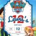 FREE Paw Patrol Birthday Invitations: