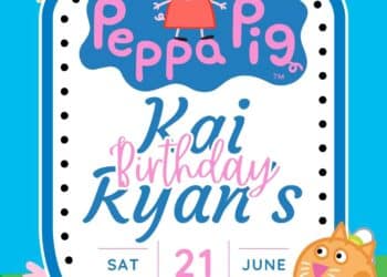 FREE Peppa Pig Birthday Invitations: