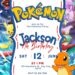 FREE Pokemon Birthday Invitations
