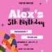 FREE Roller Skate Birthday Invitations