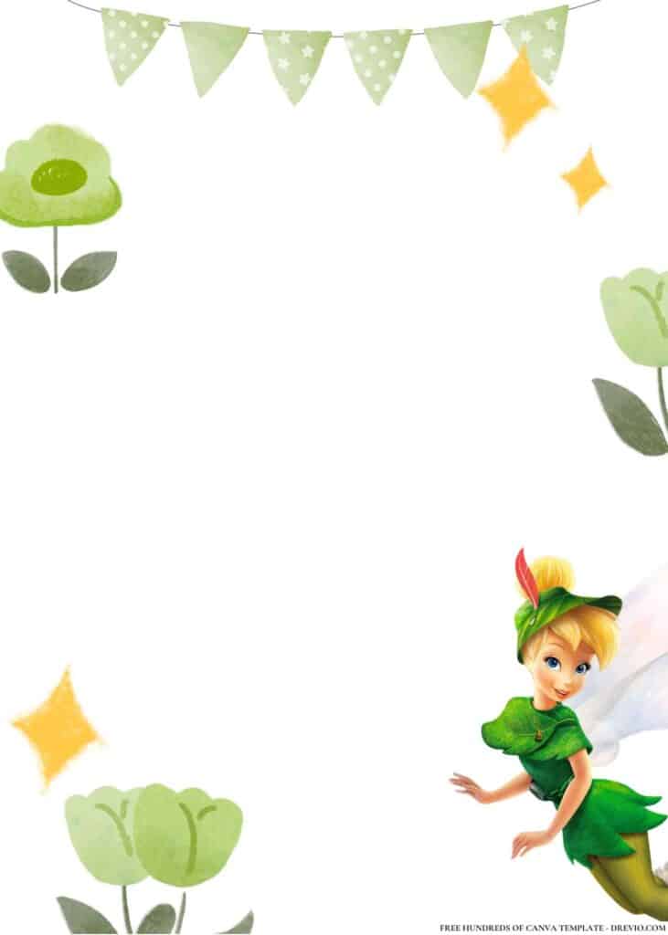 FREE Tinkerbell and Friends Birthday Canva Templates 10