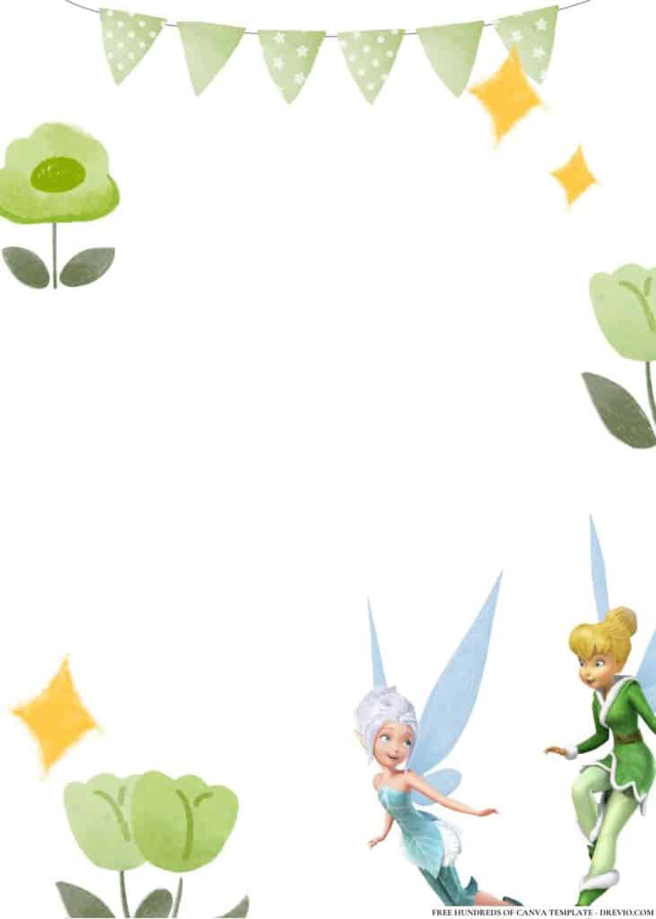 FREE Tinkerbell and Friends Birthday Canva Templates 14