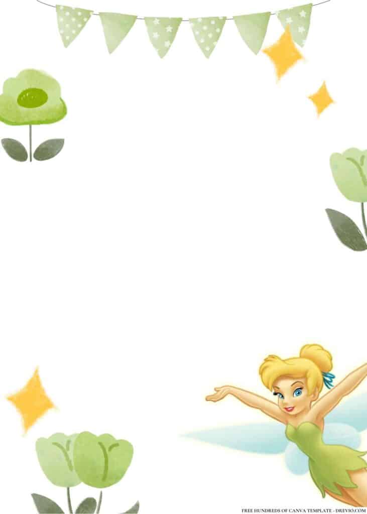 FREE Tinkerbell and Friends Birthday Canva Templates 2