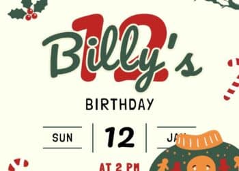 FREE Ugly Sweater Birthday Invitations