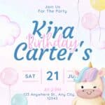 Tips to Host a Unicorn Wonderland Birthday Bash with FREE Invitations!