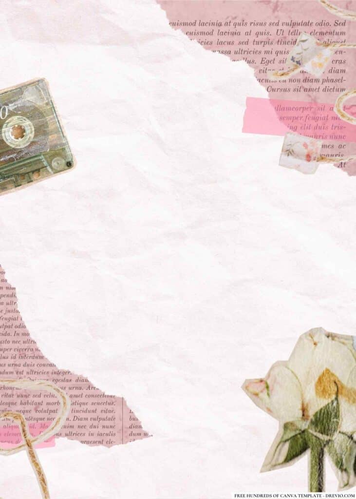 FREE Vintage Birthday Canva Templates 12