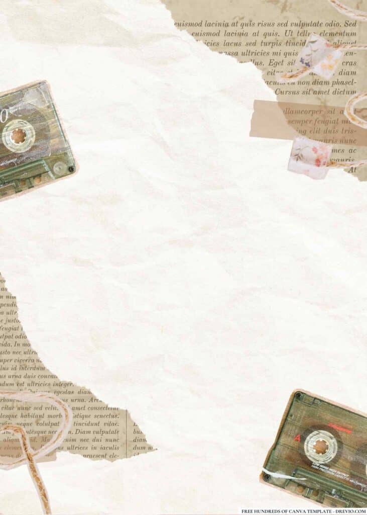 FREE Vintage Birthday Canva Templates 14