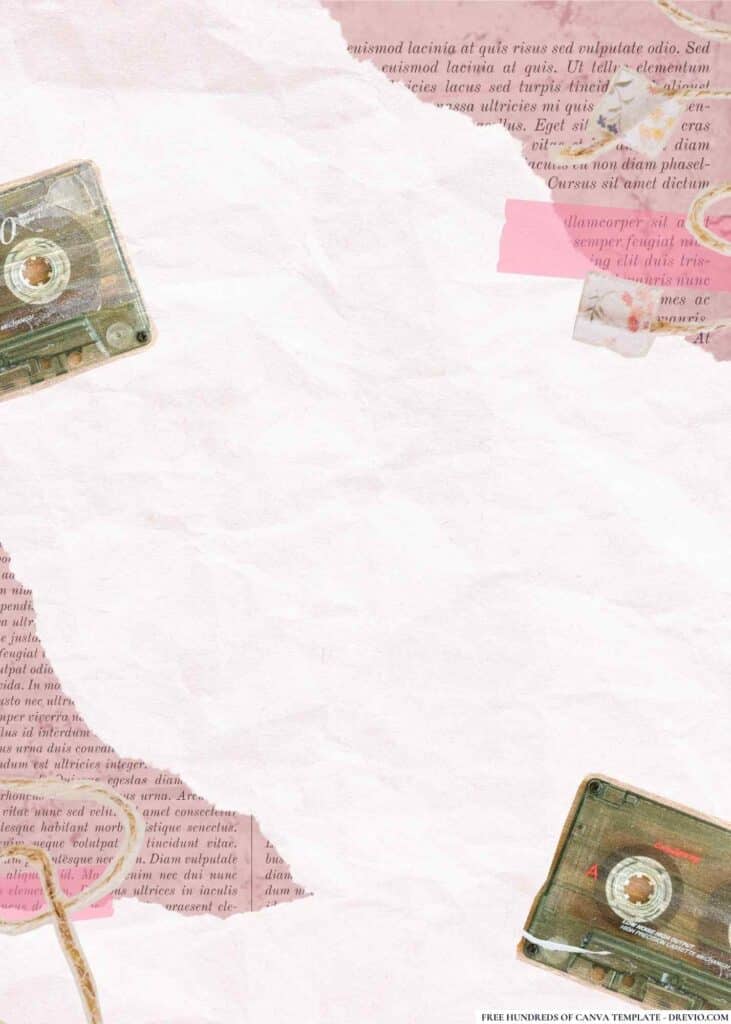 FREE Vintage Birthday Canva Templates 16