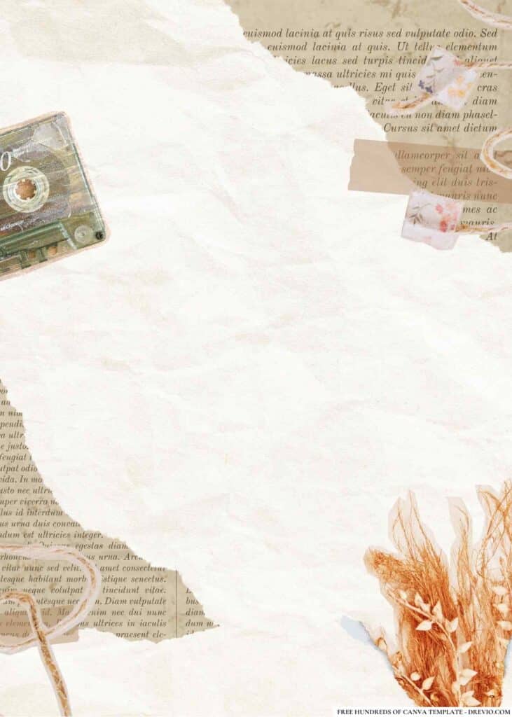 FREE Vintage Birthday Canva Templates 18